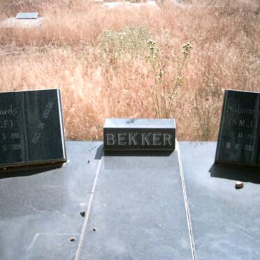 BEKKER C.F. 1918-1994 &amp; S.M.J. 1922-2001