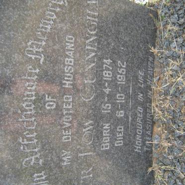 CUNNINGHAM Peter Low 1874-1952