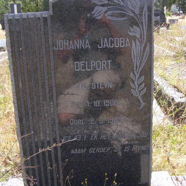 DELPORT Johanna Jacoba nee STEYN 1906-1965