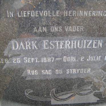 ESTERHUIZEN Dark 1887-1971