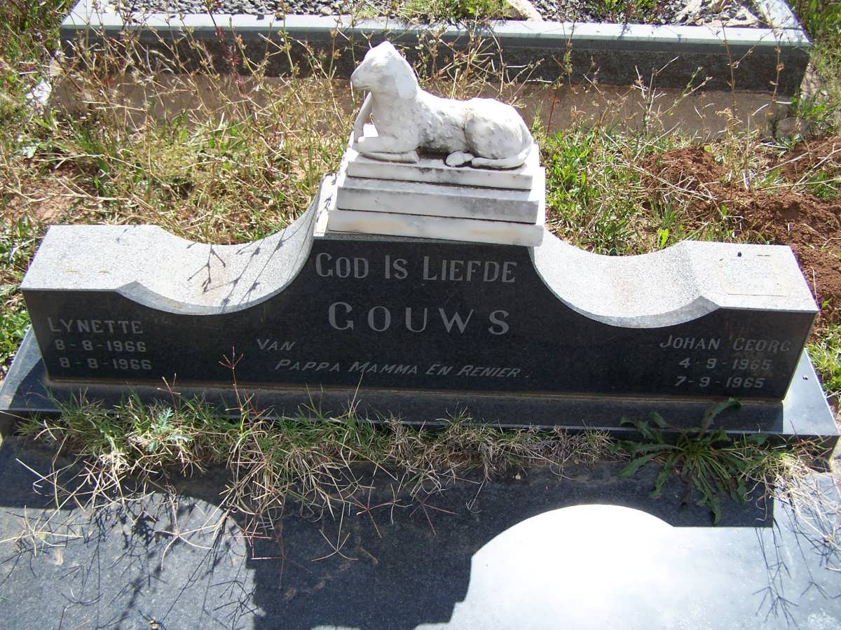 GOUWS Johan Georg 1965-1965 :: Lynette 1966-1966