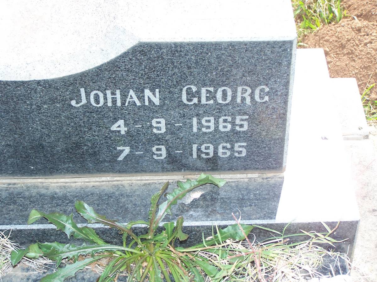 GOUWS Johan Georg 1965-1965