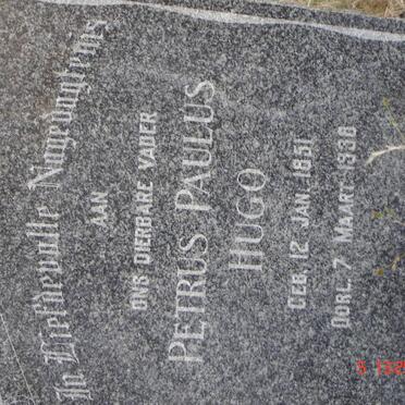 HUGO Petrus Paulus 1851-1936