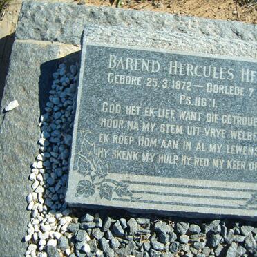 HERBST Barend Hercules 1872-1957