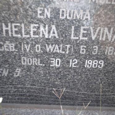 KRUGER Helena Levina nee van der WALT 1898-1989