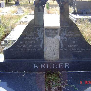 KRUGER Christoffel Johannes De Wet 1893-1963 &amp; Heila Levina SMITH 1894-1970