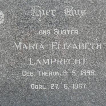 LAMPRECHT Maria Elizabeth nee THERON 1899-1967