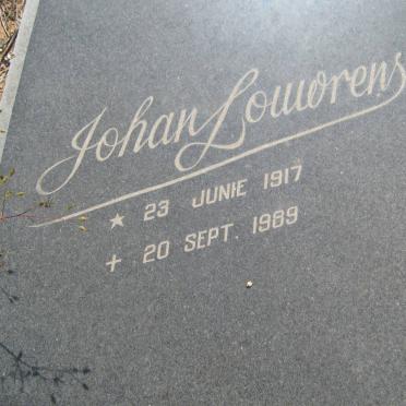 LOUWRENS Johan 1917-1989 &amp; H. KRUGER 1921- 