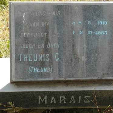 MARAIS Theunis C. 1910-1983