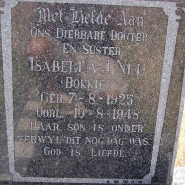 NEL Isabella J. 1925-1948