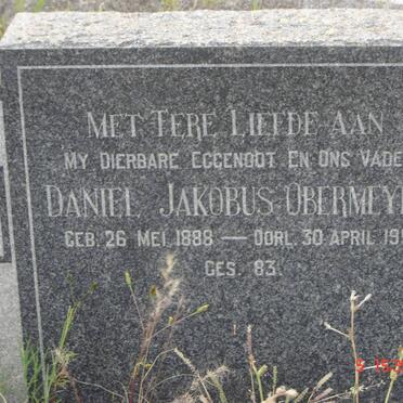 OBERMEYER Daniel Jakobus 1888-1951