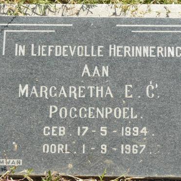 POGGENPOEL Margaretha E.C. 1894-1967