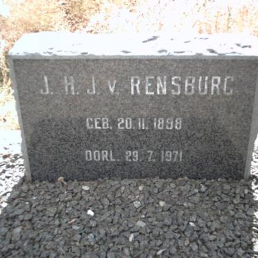 RENSBURG J.H., J.v. 1898-1971