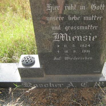 RASCHER A.C.W. 1924-1991