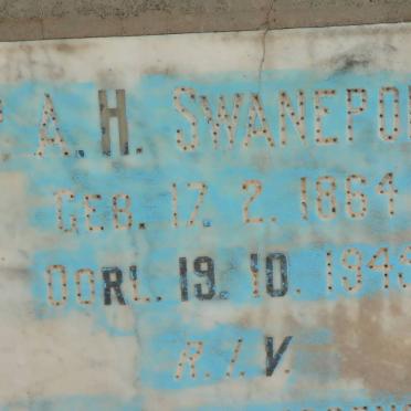 SWANEPOEL P.A.H. 1864-1945