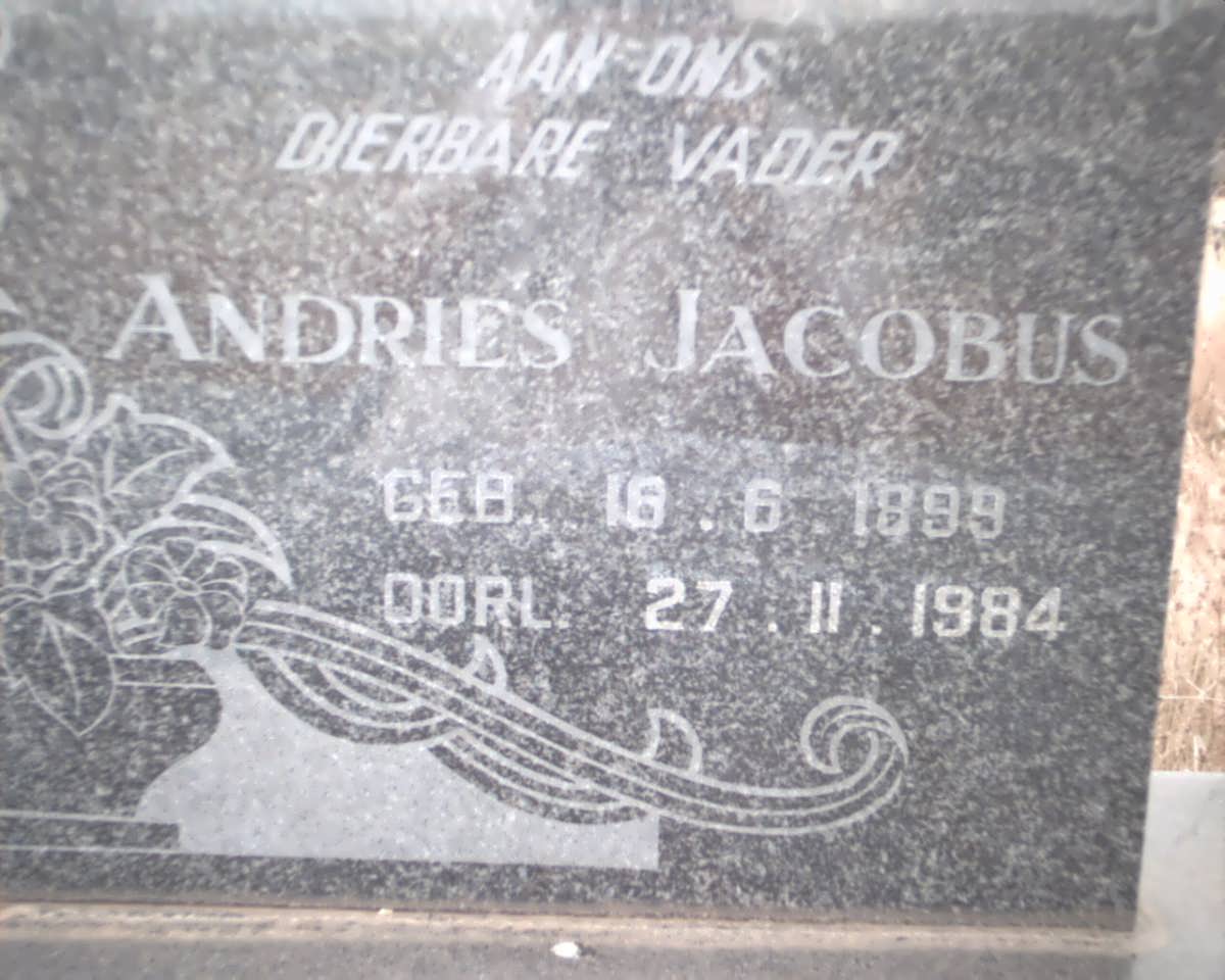 SMITH Andries Jacobus 1899-1984