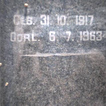 SWANEPOEL Jacob Johannes Jacobus 1917-1963 &amp; Anna Magdalena CRONJE 1920-1974