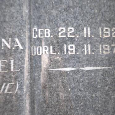 SWANEPOEL Anna Magdalena CRONJE 1920-1974