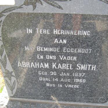 SMITH Abraham Karel 1897-1960