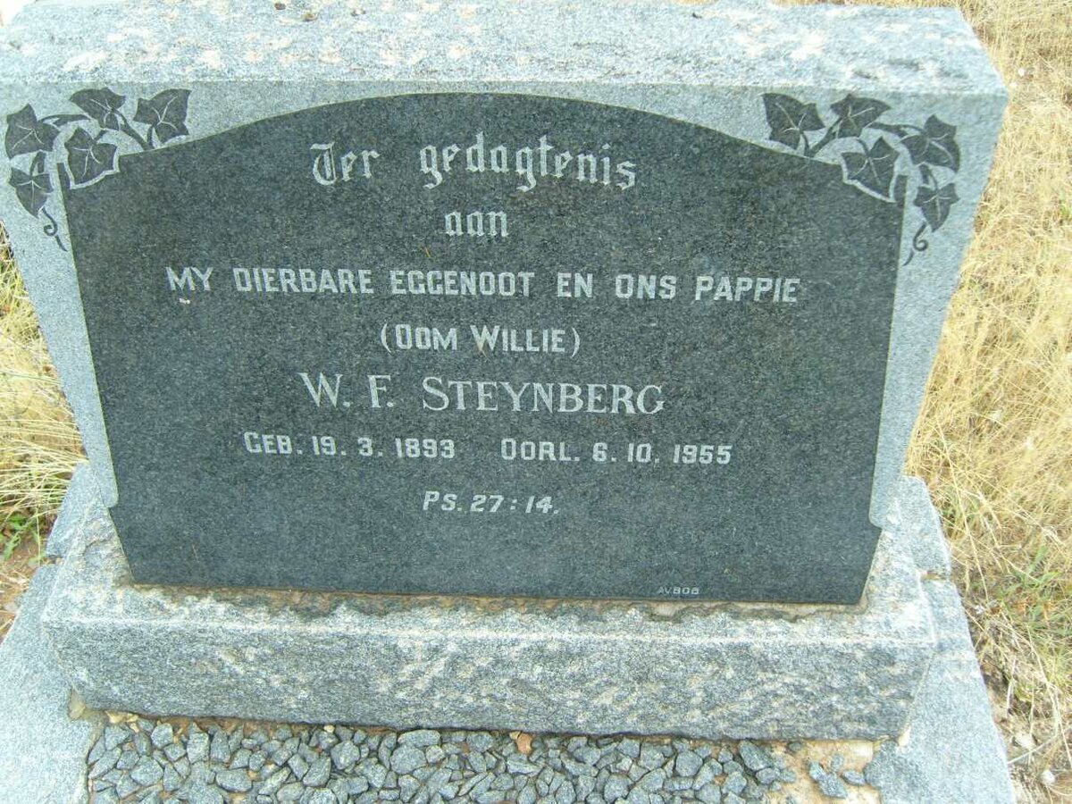 STEYNBERG W.F. 1893-1955
