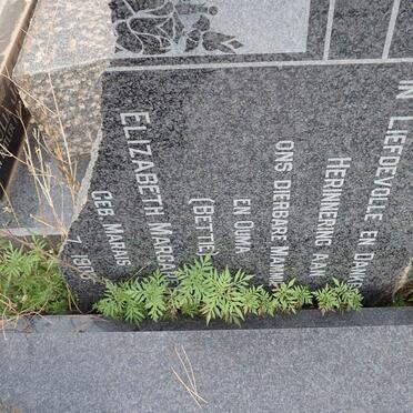 ? Elizabeth Margaretha nee MARAIS 1903-