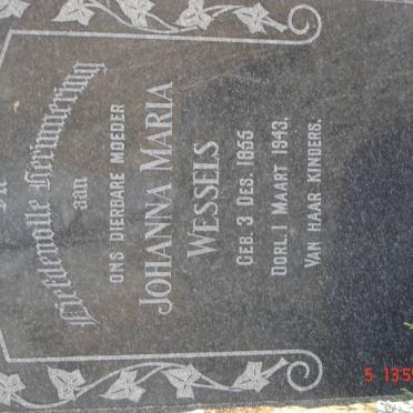 WESSELS Johanna Maria 1855-1943