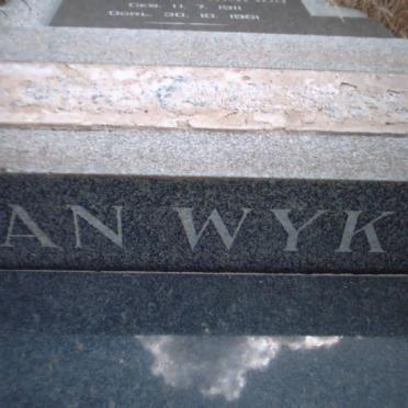 WYK Hendrik Andries, van 1911-1961