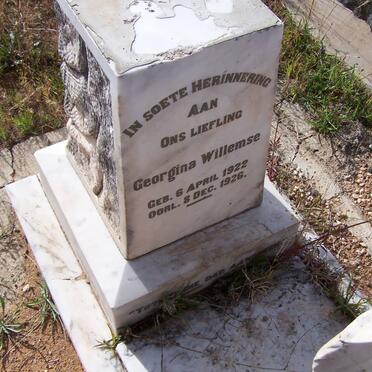 WILLEMSE Georgina 1922-1926