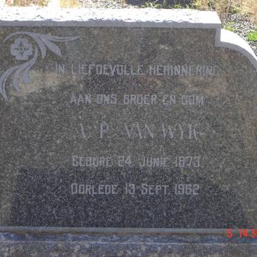 WYK A.P., van 1873-1962