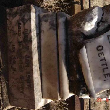 OETTLE Elisabeth -1907 :: OETTLE Irene 1899-1905