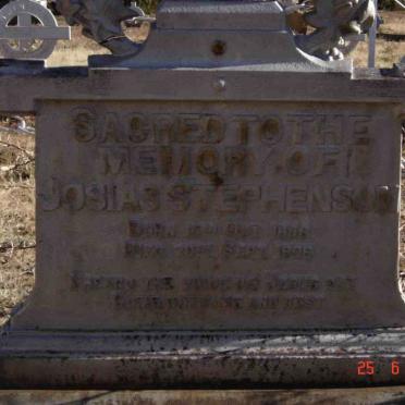 STEPHENSON Josias 1856-1906 