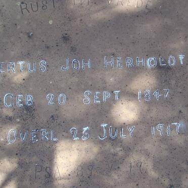 HERHOLDT Albertus Joh. 1847-1917