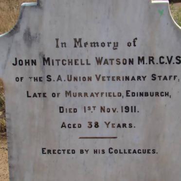 WATSON John Mitchell -1911