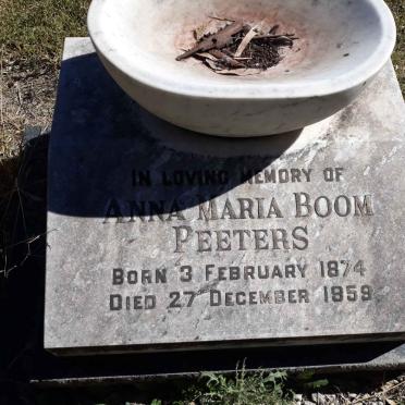 PEETERS Anna Maria Boom 1874-1959