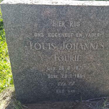 FOURIE Louis Johannes 1871-1964