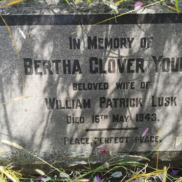 LUSK Bertha Glover Young -1943