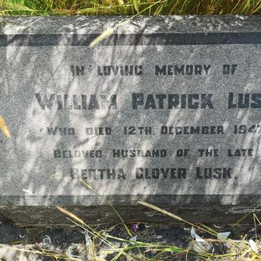 LUSK William Patrick -1947