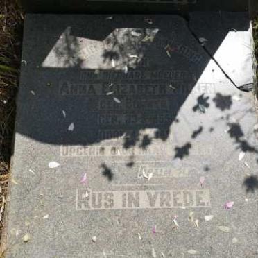 WILKEN Anna Elizabeth nee BOUWER 1855-1941 :: WILKEN Pieter Andries Frederik 1???-1963