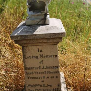 JOHNSON Dorothy E.J. -1922