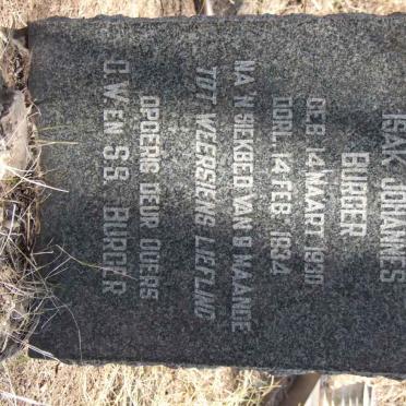 Free State, SASOLBURG district, Modderfontein 1279, farm cemetery