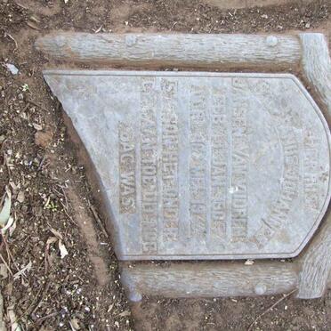 VUUREN Stephanus Johannes, Jansen van 1905-1936