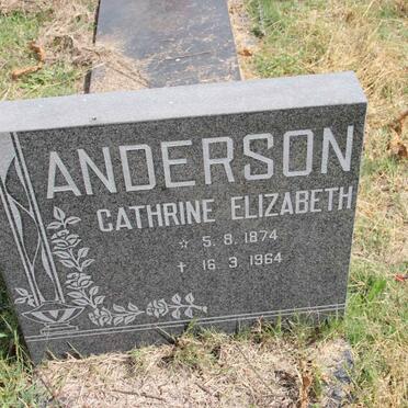 ANDERSON Cathrine Elizabeth 1874-1964