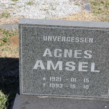 AMSEL Agnes 1921-1993