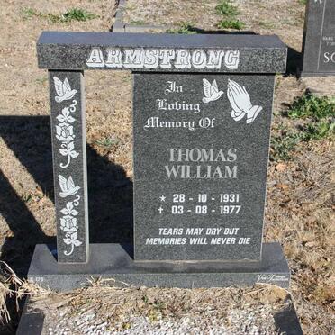 ARMSTRONG Thomas William 1931-1977