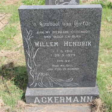 ACKERMANN Willem Hendrik 1912-1973
