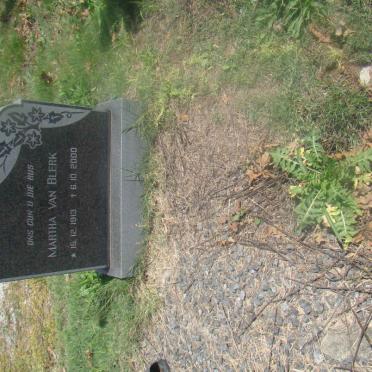 BLERK Martha, van 1913-2000