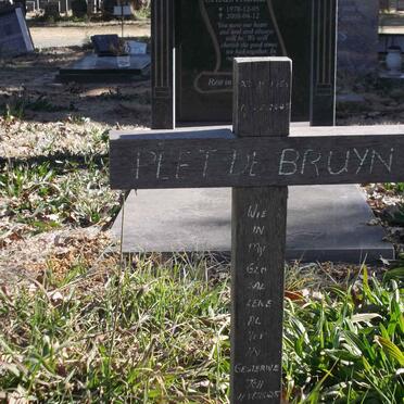 BRUYN Peet, de 1955-200?