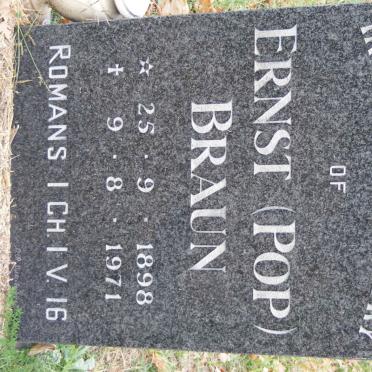 BRAUN Ernst 1898-1971