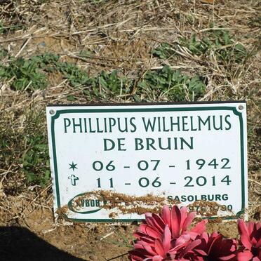 BRUIN Phillipus Wilhelmus, de 1942-2014