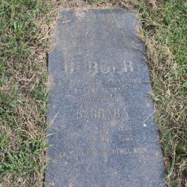 BURGER Barbara 1982-1990